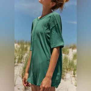 NWOT Free People Movement Hot Shot Tee Romper Sz Small
